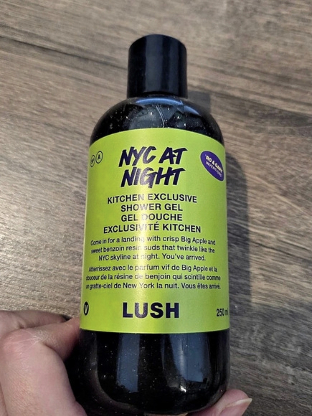 Lush NYC At Night Shower Gel Kitchen Exclusive Black & Green